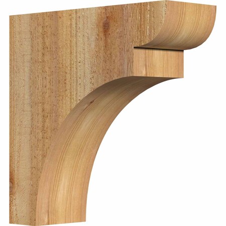 Ekena Millwork Yorktown Rough Sawn Corbel, Western Red Cedar, 4"W x 12"D x 12"H COR04X12X12YOR00RWR